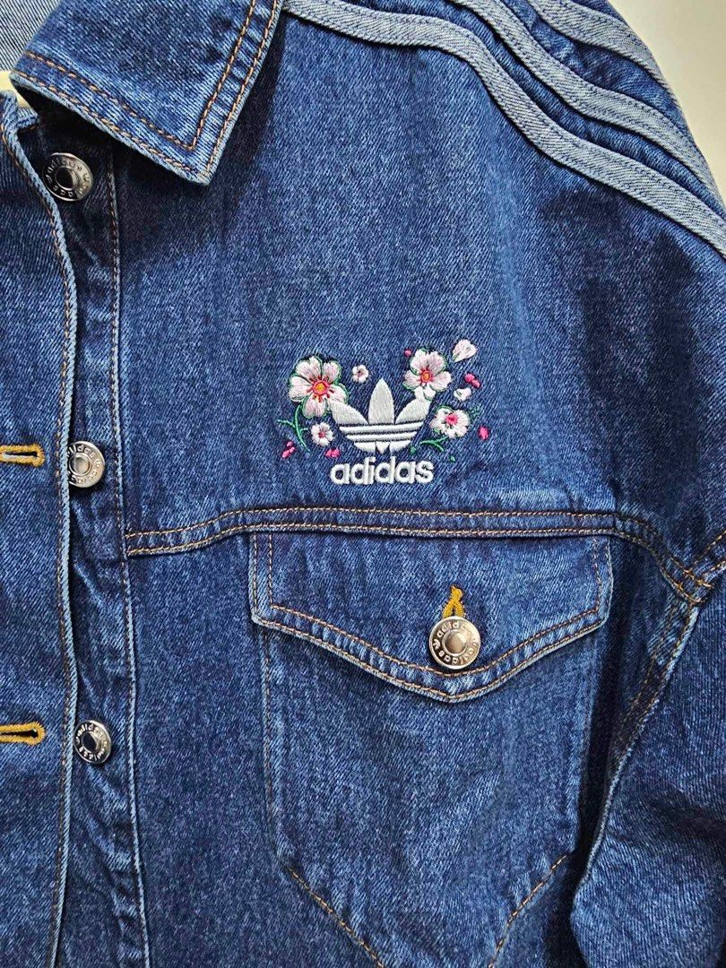 Adidas hotsell embroidered jacket