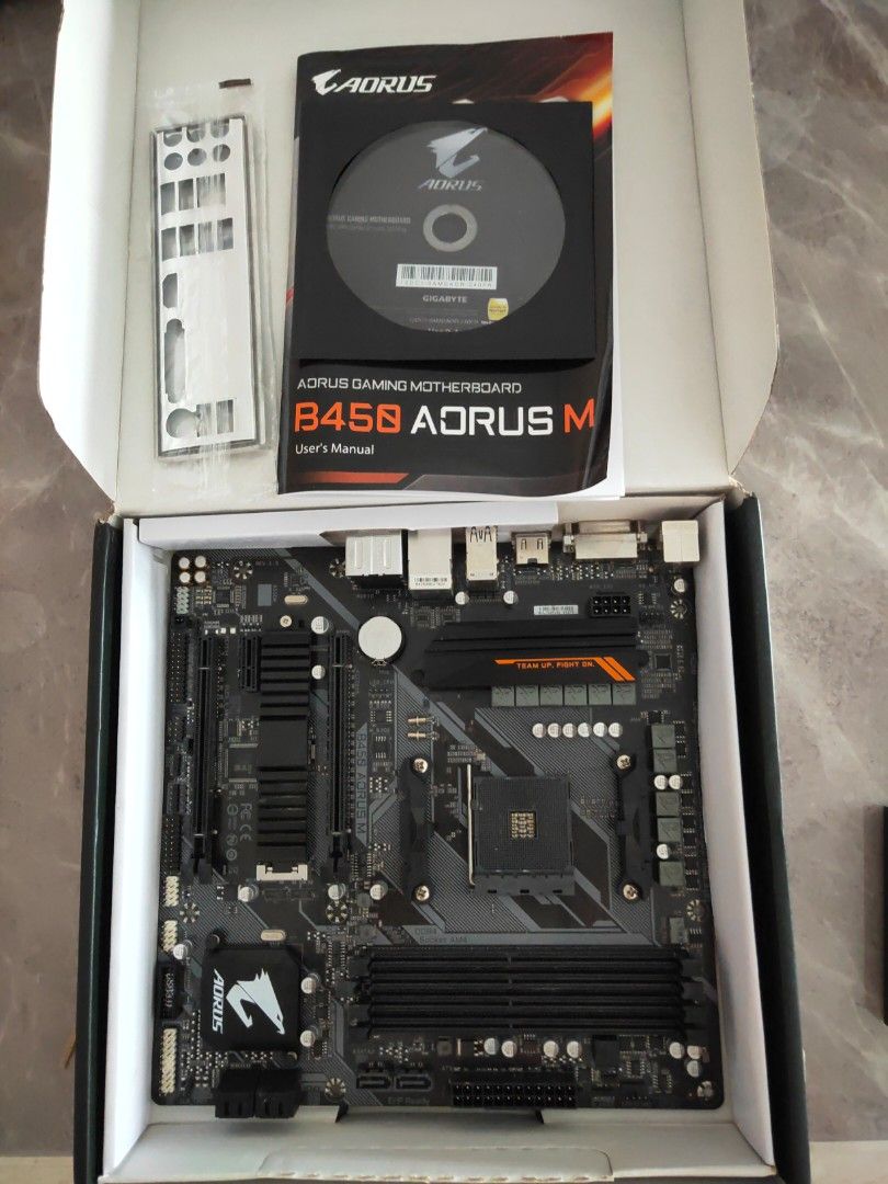 Motherboard Gigabyte 450m Gaming Gigabyte B450 AORUS-M Motherboard