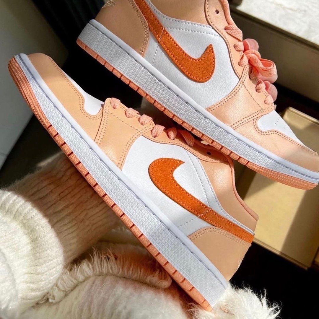 Air Jordan 1 Low “Sunset Haze” (W), Women's Fashion, Footwear