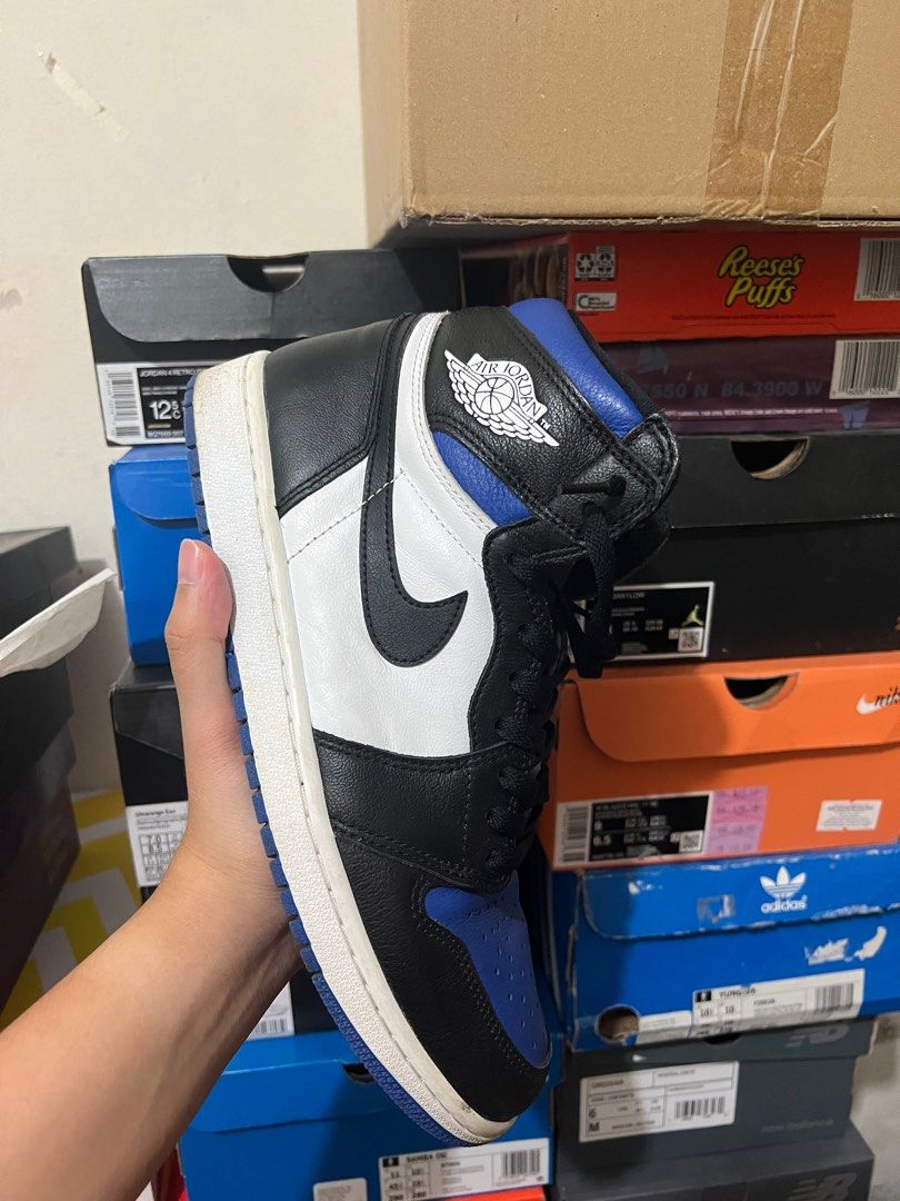 Air Jordan 1 Retro High "Royal Toe", Men's Fashion, Footwear, Sneakers
