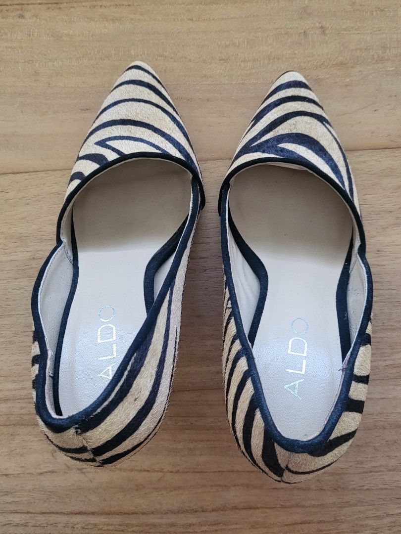 Aldo Zebra Heels Euro 35
