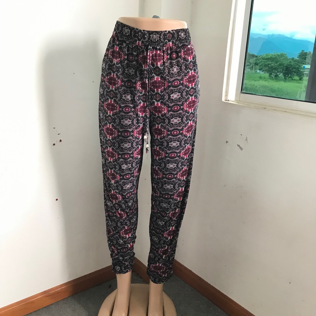 3 for RM10 plus size palazzo alibaba pants, Women's Fashion, Bottoms, Other  Bottoms on Carousell