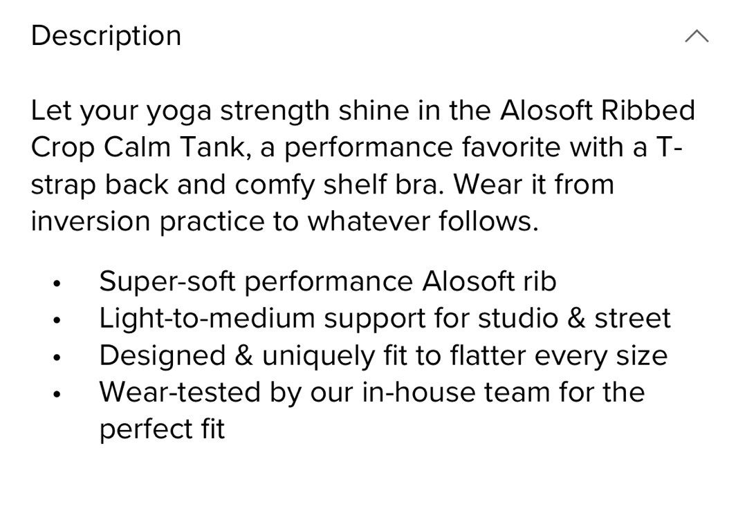 Alo Women's Alosoft Ribbed Cropped Calm Tank, Athletic Heather Grey,  Athletic Heather Grey, XS : : Fashion