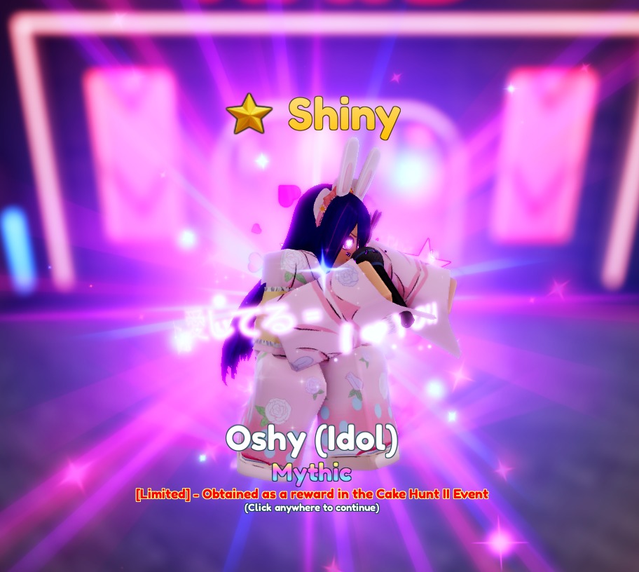SHINY OSHY (Ai Hoshino) (anime adventures) BATTLEPASS TIER 50! #oshino