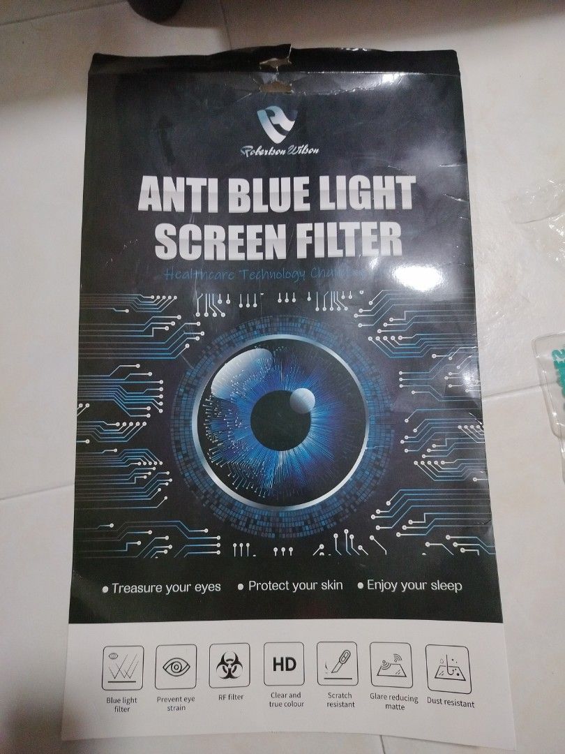 Anti blue light screen filter, Computers & Tech, Desktops on Carousell