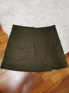 Army green shorts skirt pant