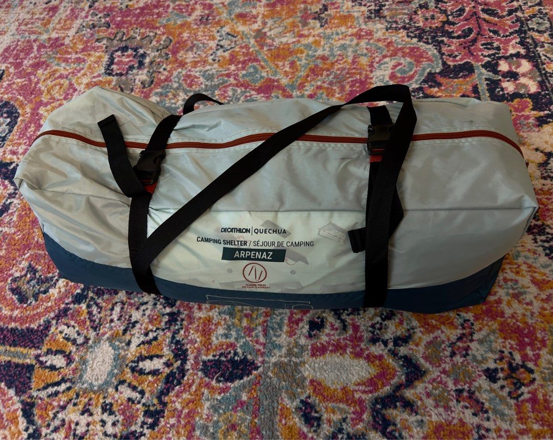 Arpenaz Camping Shelter, Sports Equipment, Hiking & Camping on Carousell