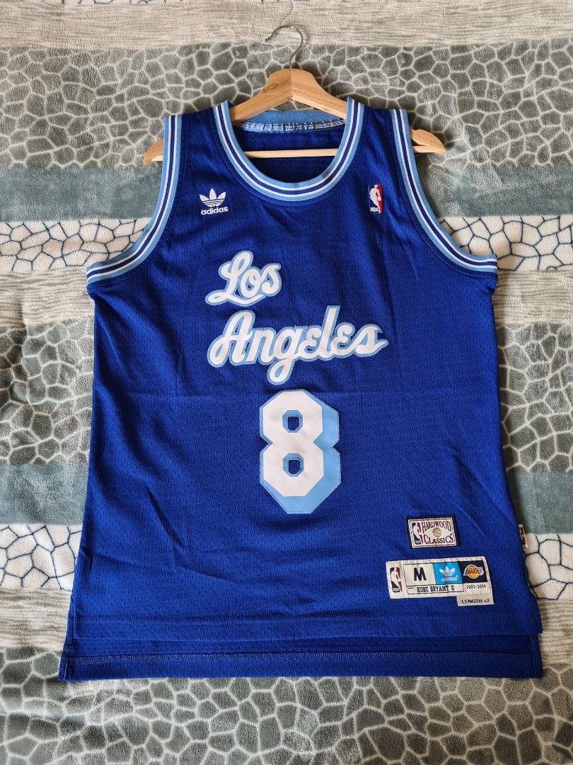 Adidas Los Angeles LA Lakers Kobe Bryant Jersey Blue White Gold Gray Sz 50  new