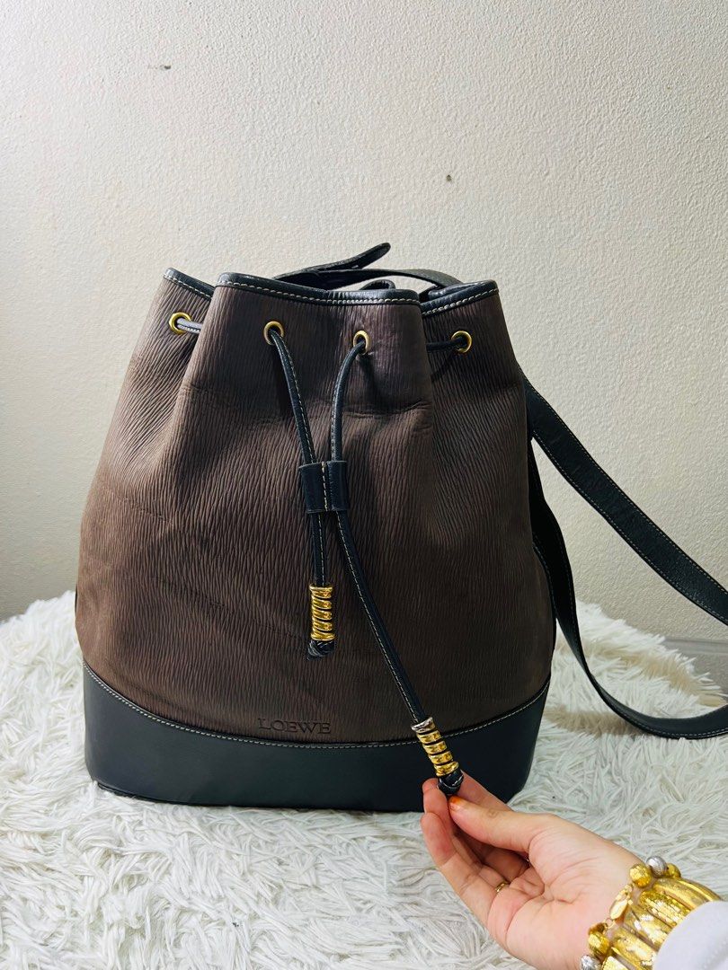 Authentic Loewe Bucket Vintage Luxury Bags Wallets on Carousell