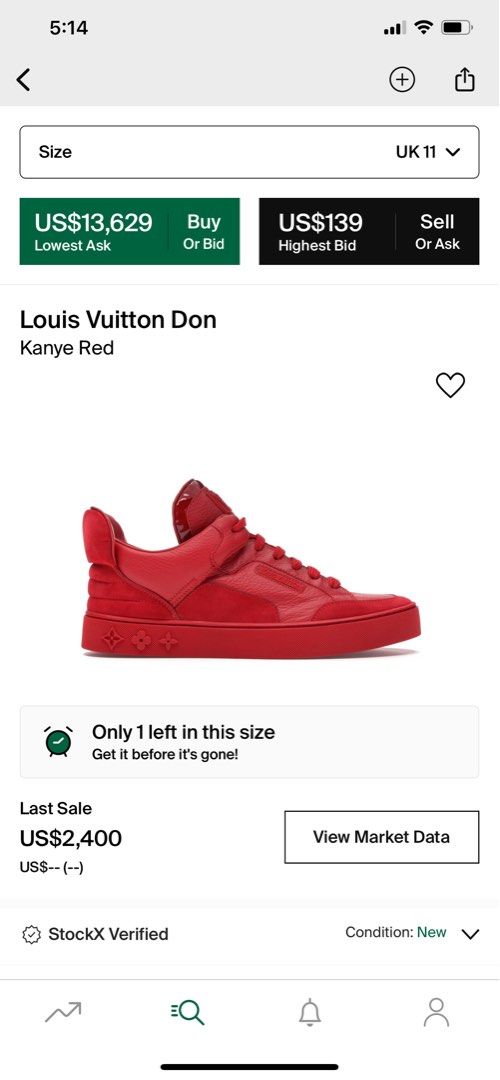 Louis Vuitton Don Kanye Red