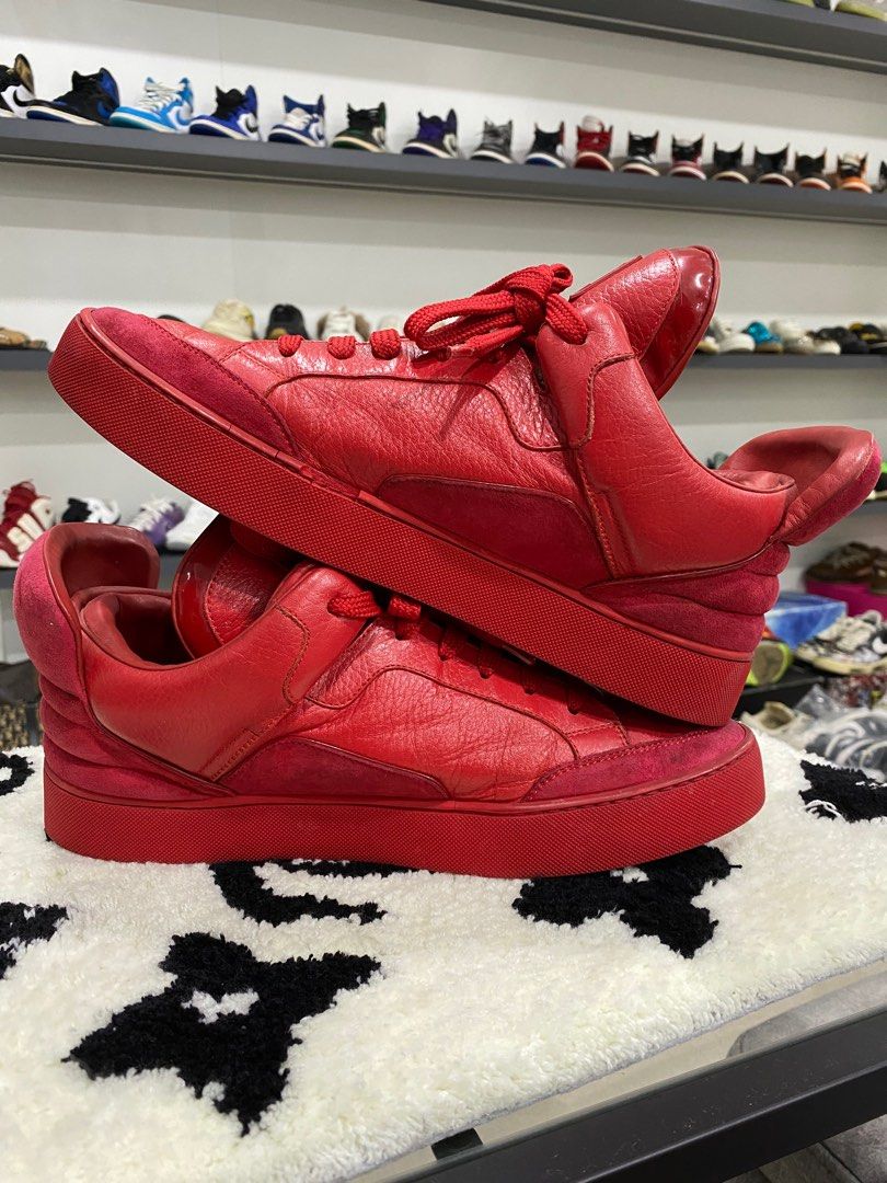 Authentic Louis Vuitton LV Kanye Don Red UK8, Luxury, Sneakers