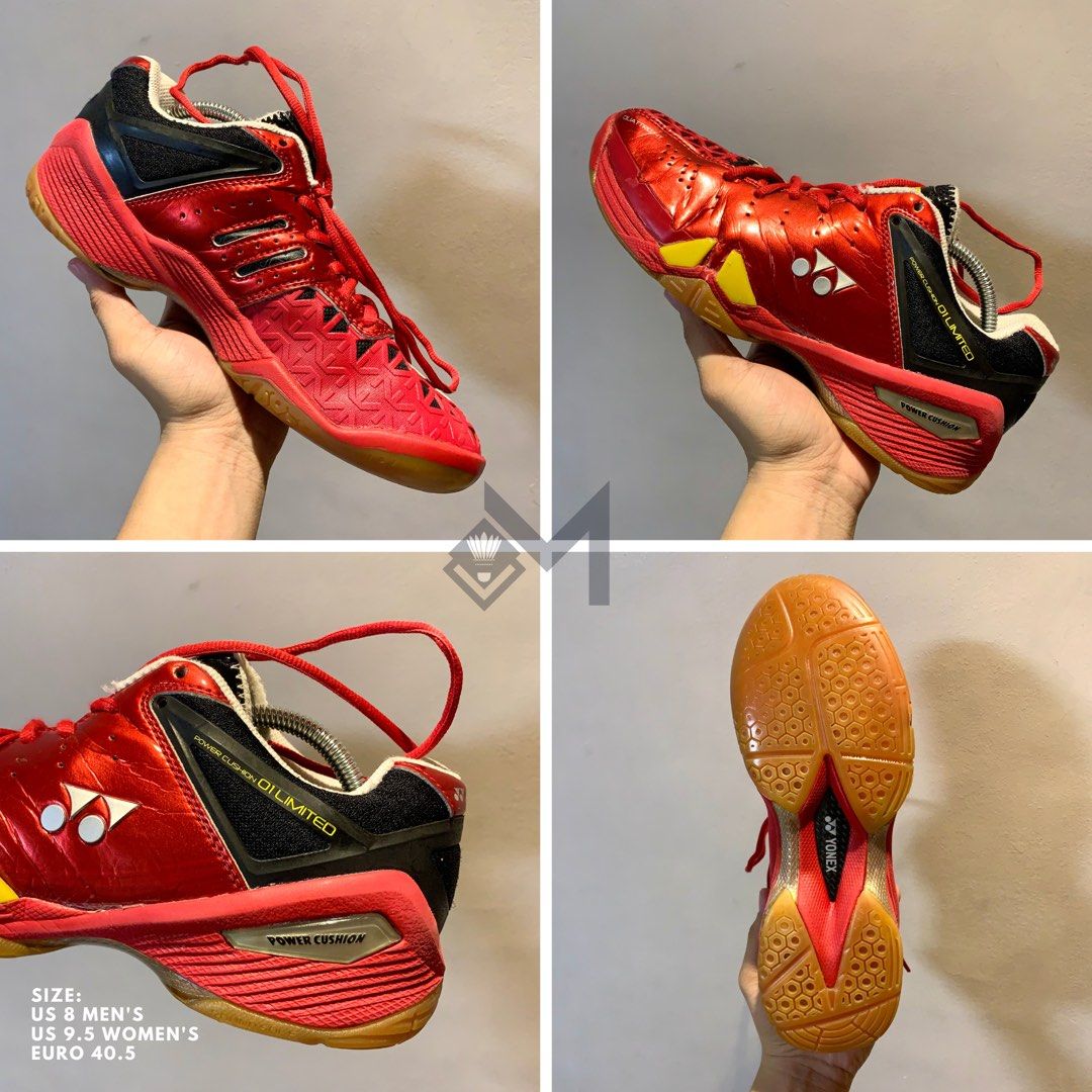BADMINTON SHOES - YONEX POWER CUSHION 01 LIMITED on Carousell