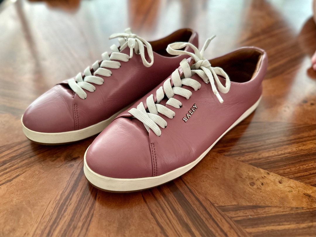 Pink bally sneakers top