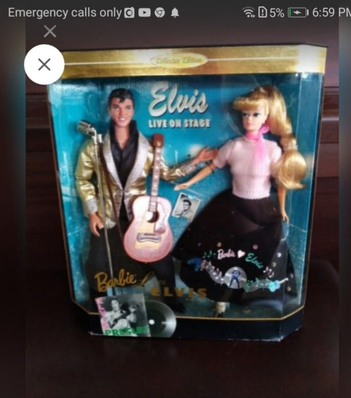 Elvis live on stage barbie hotsell