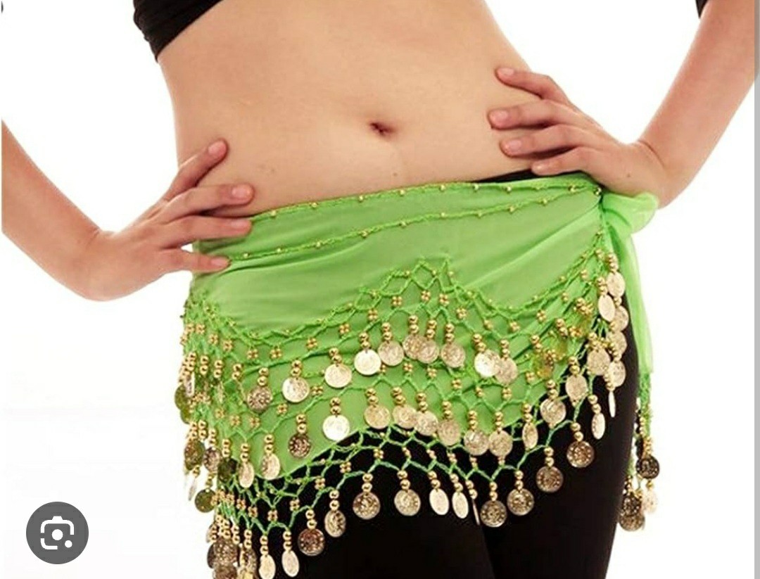 Adult Belly Dancer Costume Coin Belt