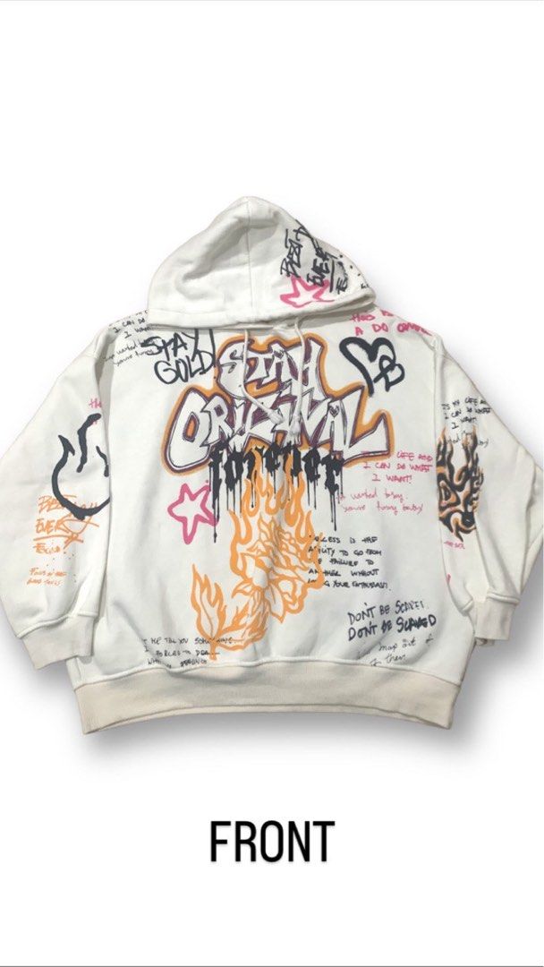 Bershka Hoodie Full Print