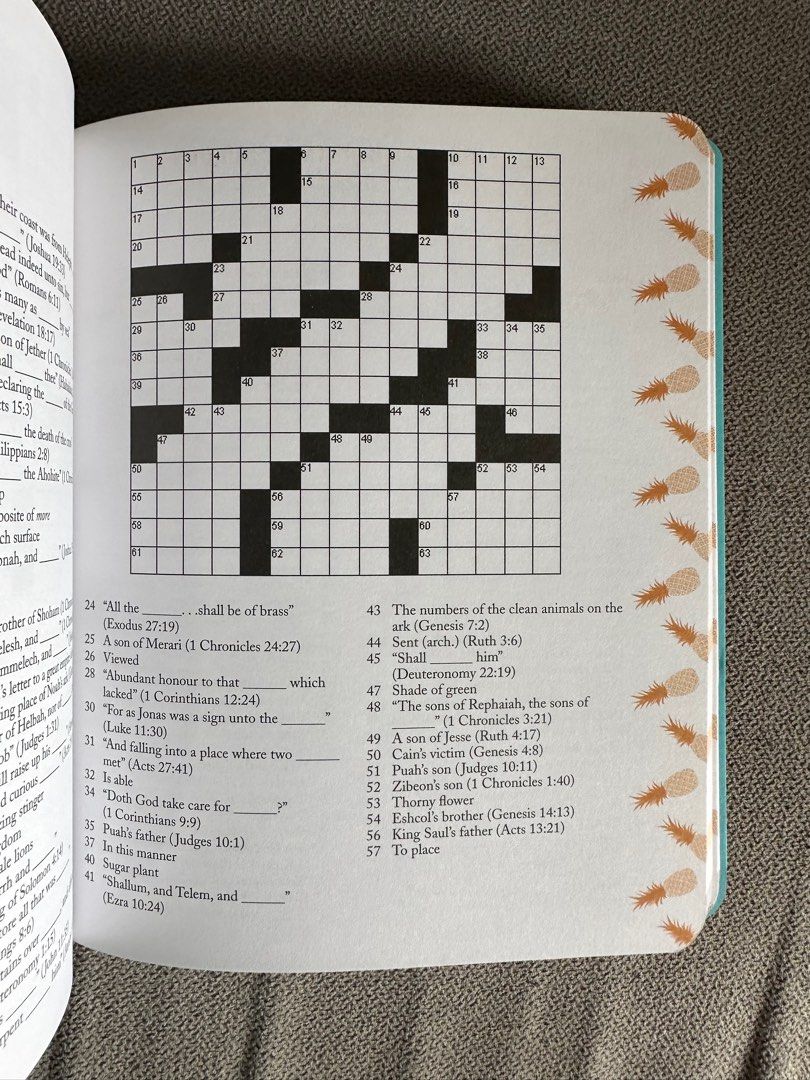 Bible Crossword Puzzle Book Hobbies Toys Books Magazines
