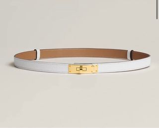 Hermes Kelly Pocket 18 Belt Biscuit/Nata Epsom Gold Hardware