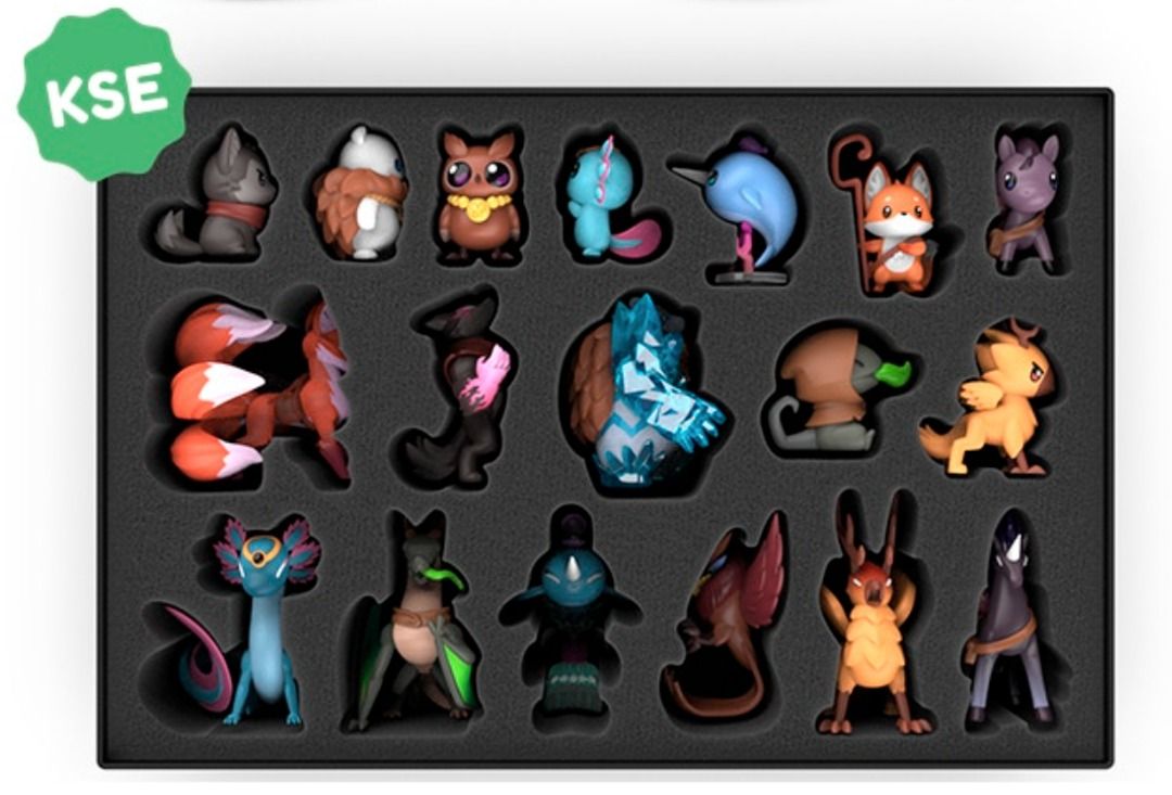 (BNIB) (Kickstarter Exclusive) Casting Shadows Vinyl Figurines Unstable