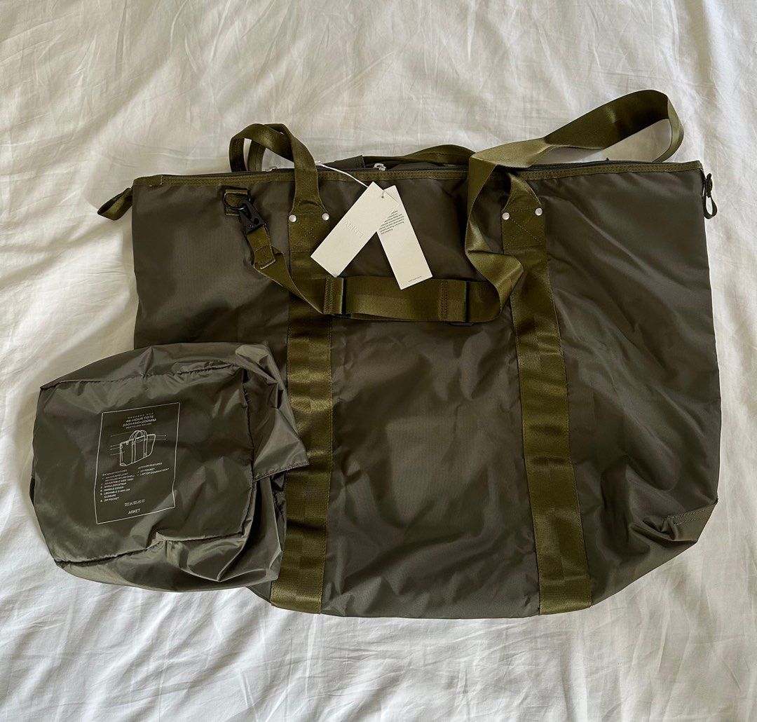 BNWT Unisex Arket 48 Hour Tote Bag Green