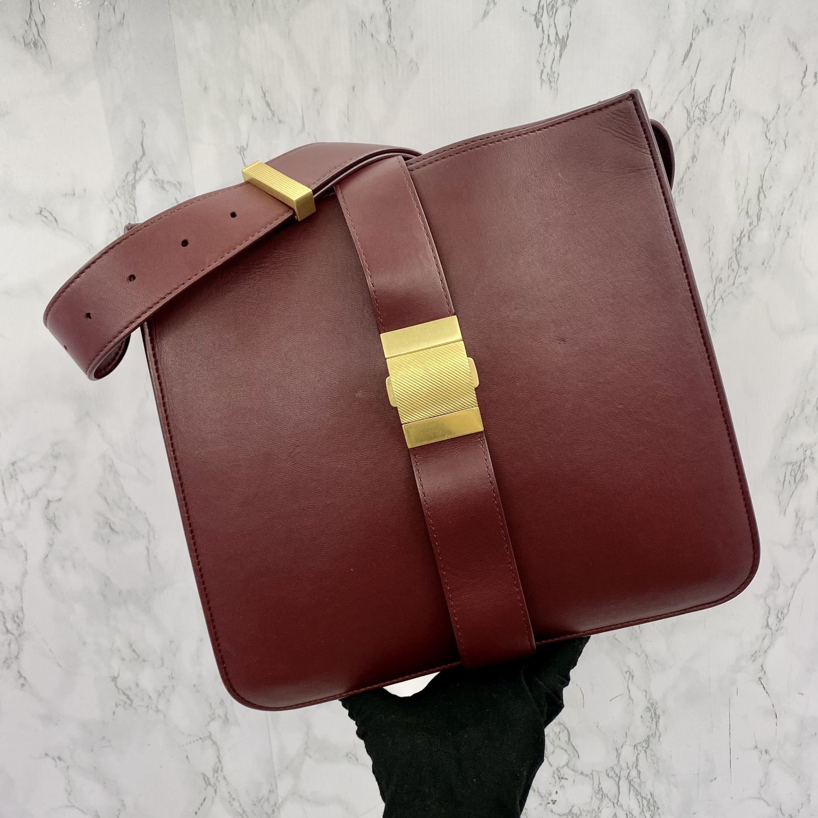 BOTTEGA VENETA 578344 MARIE BORDEAUX SHOULDER BAG 237021378 WE