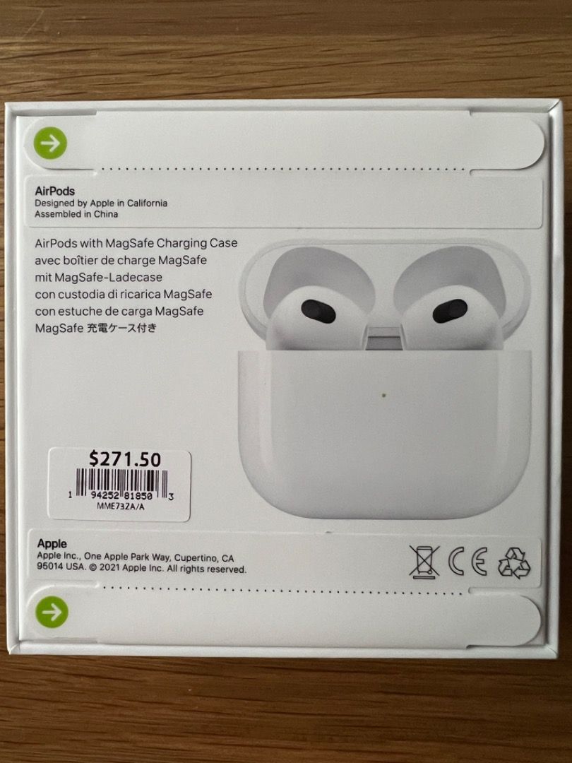 *Brand New/Sealed/Warranty* AirPods (3rd Gen) with MagSafe Charging