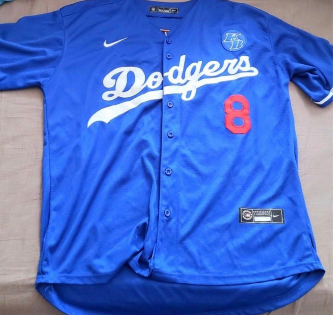 Brand NEW Men's L Kobe jersey Nike MLB jersey Baseball jersey Genuine w  tags, 男裝, 上身及套裝, T-shirt、恤衫、有領衫- Carousell