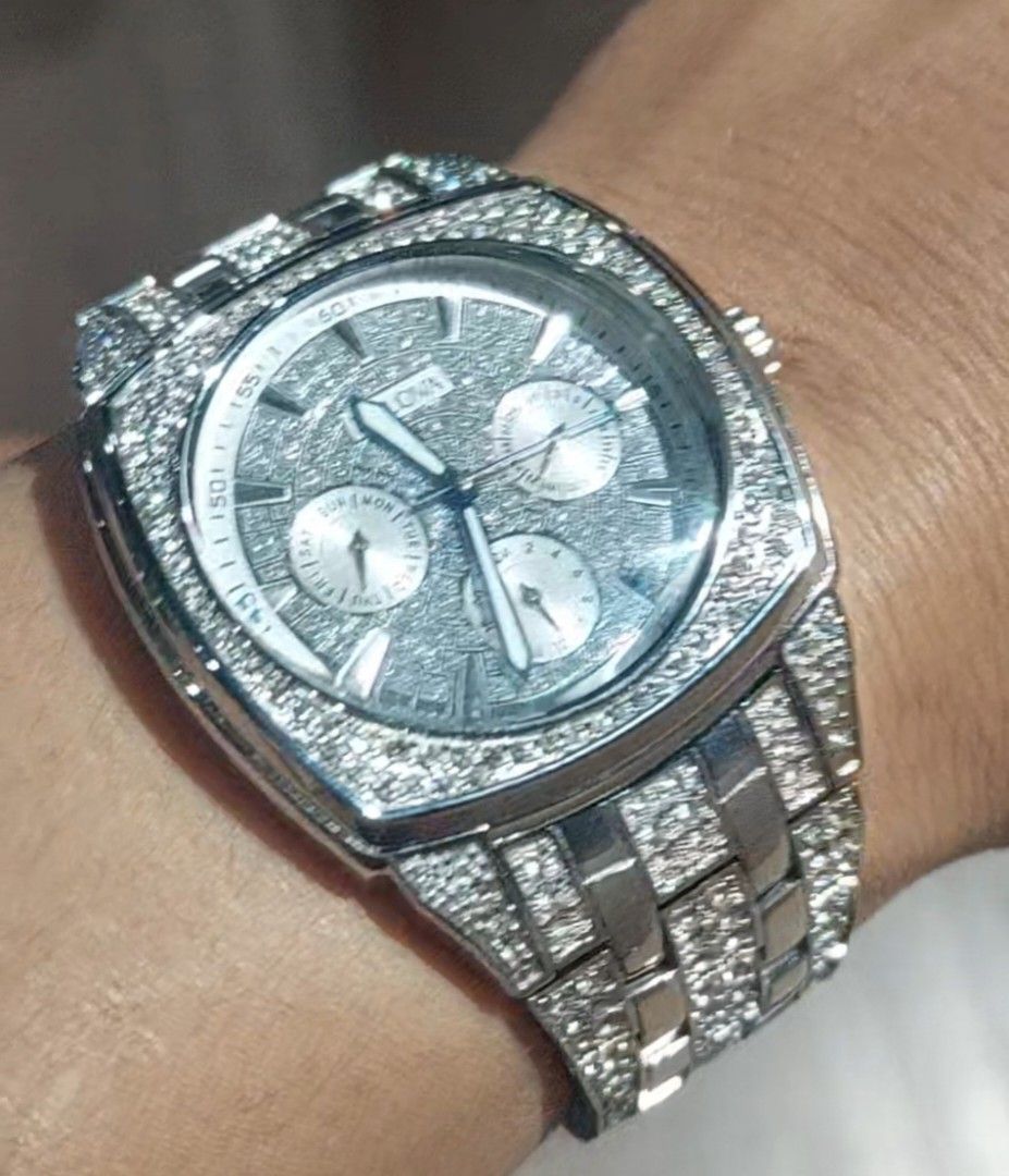 Bulova top iced watch