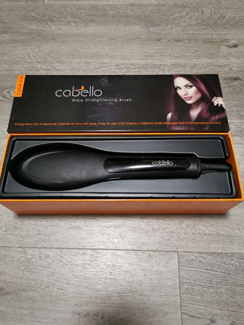 Cabello Glow Straightening Brush Beauty Personal Care Hair on