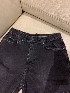 Calvin Klein Black Jeans Mens Straight Cut Size 32
