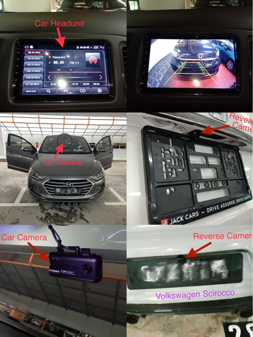 Car Headunit/Car Camera/Reverse Camera Installer, Car Accessories