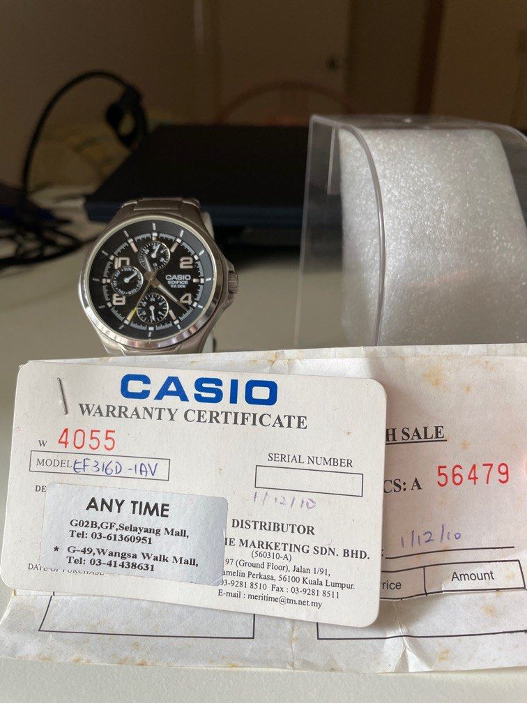 Casio edifice Men s Fashion Watches Accessories Watches on