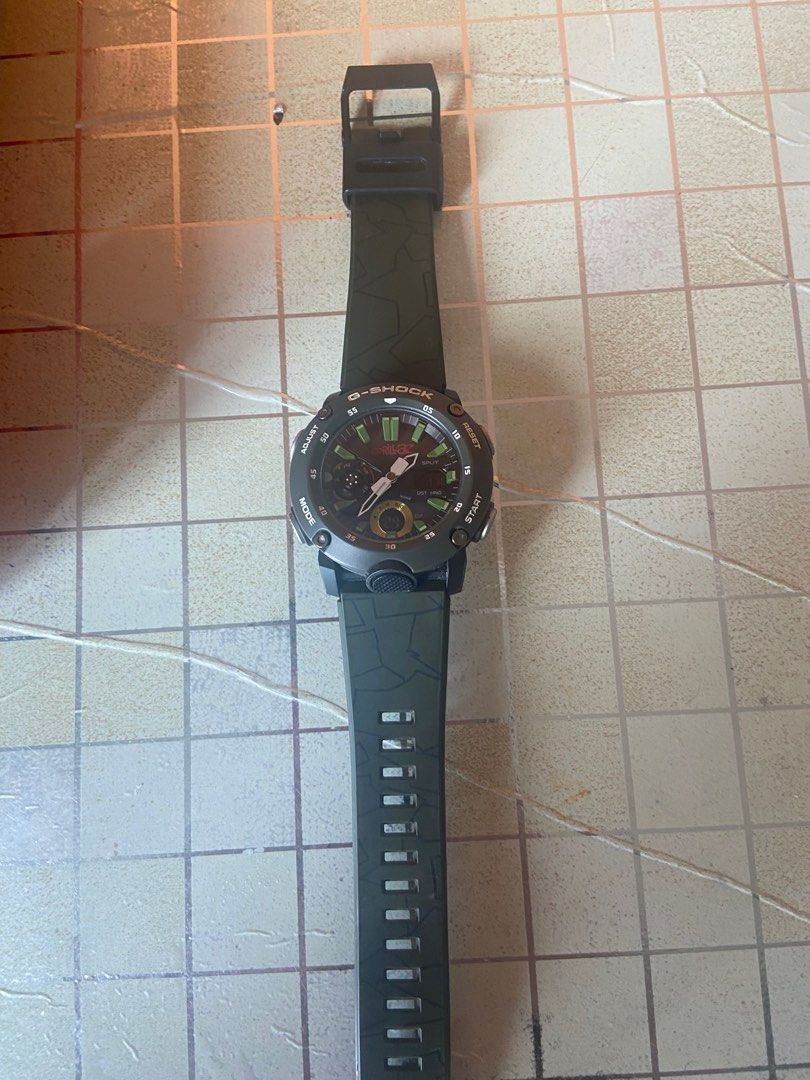 Casio G Shock x Gorillaz 2019 Carbon Core Guard With Replaceable