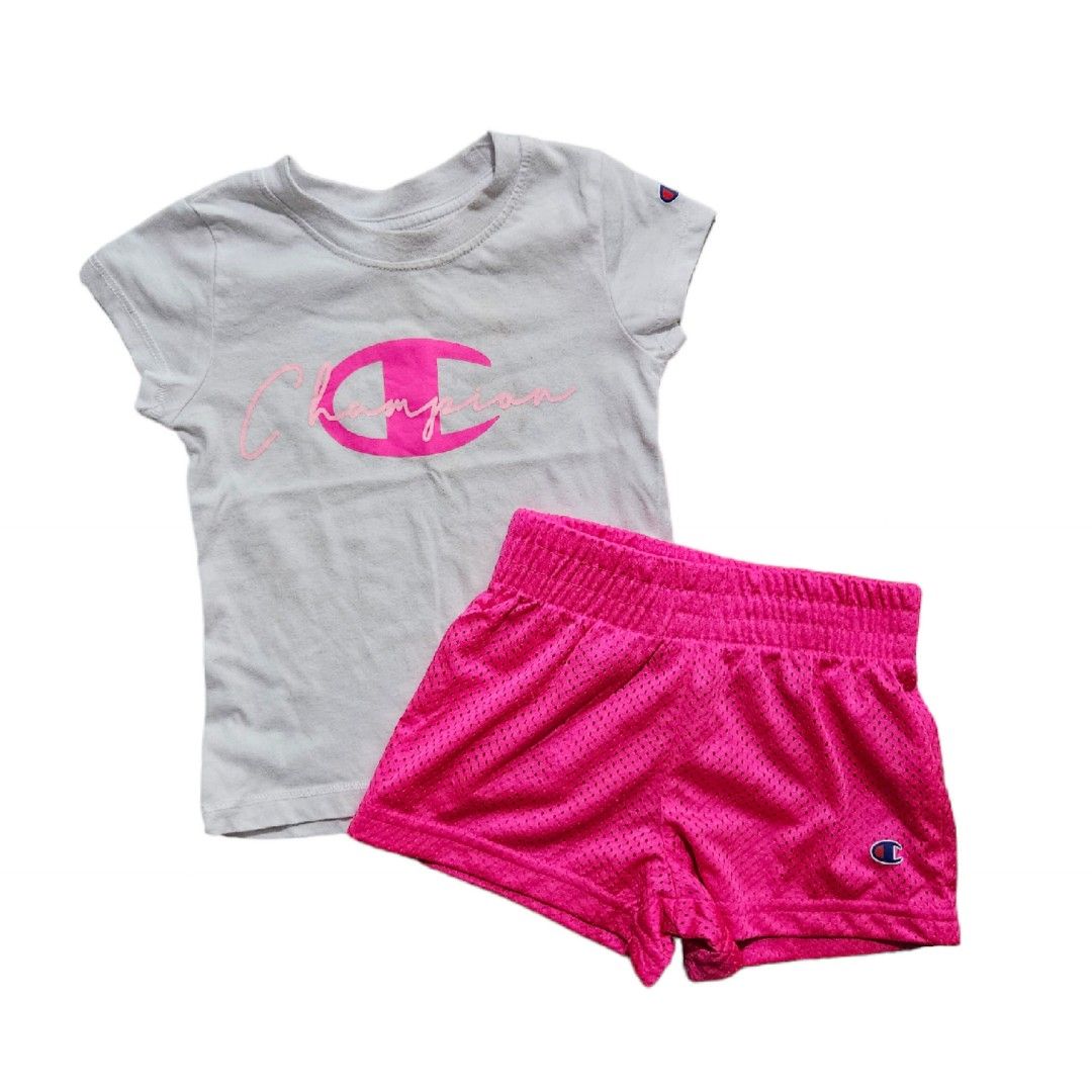Champion shorts on sale and shirt set