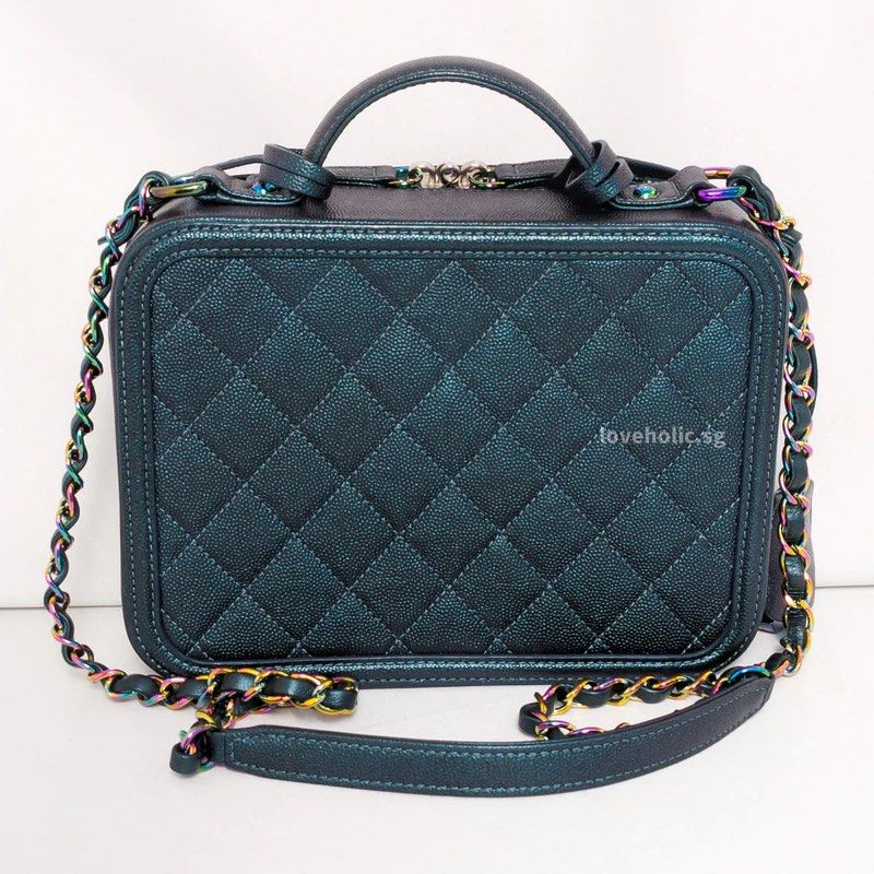 Chanel iridescent vanity case hotsell
