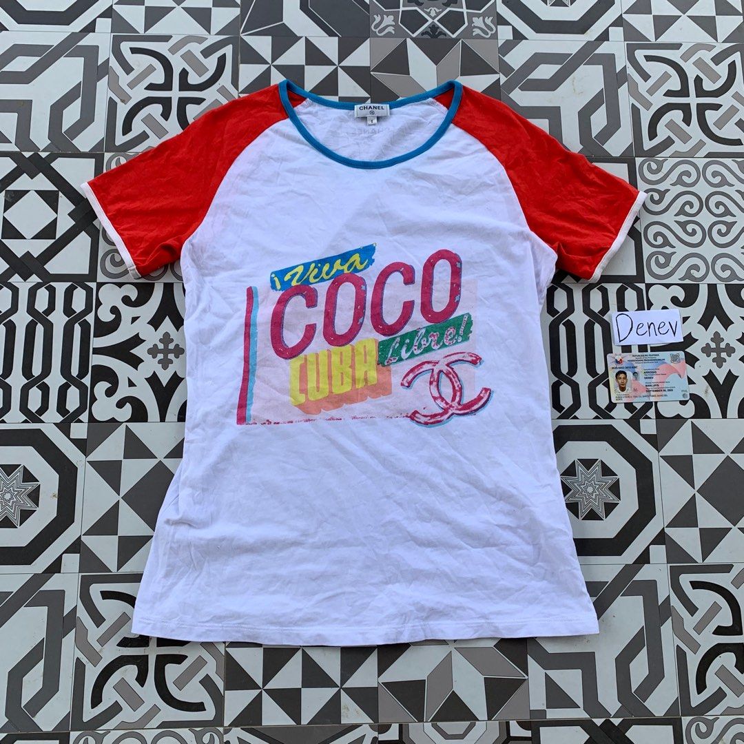 Brand NewChanel 2017 Cruise Viva Coco Libre Cuba T-Shirt