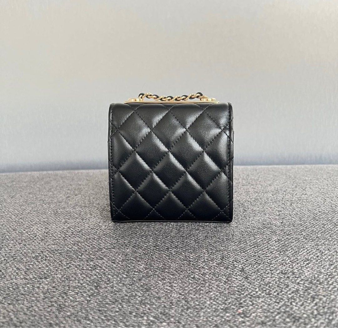 Chanel Trendy CC Mini Flap Lambskin Black/ Lghw, Luxury, Bags & Wallets on  Carousell