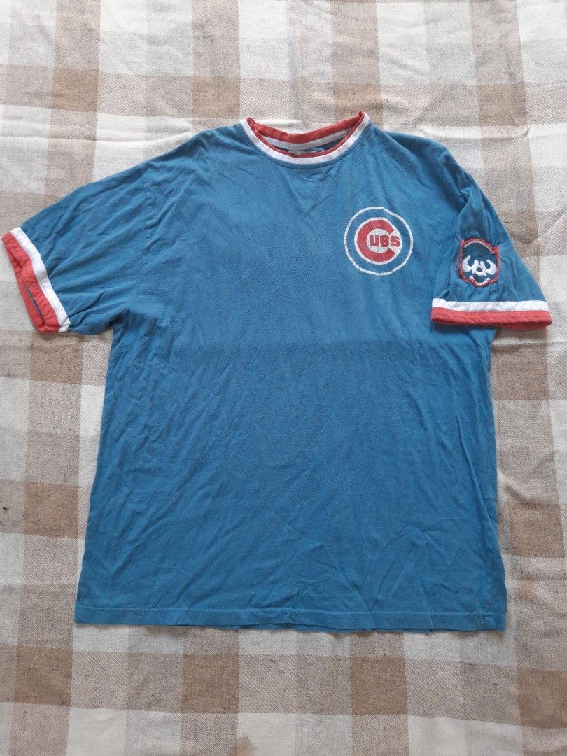 Chicago Cubs ringer tee, Men's Fashion, Tops & Sets, Tshirts