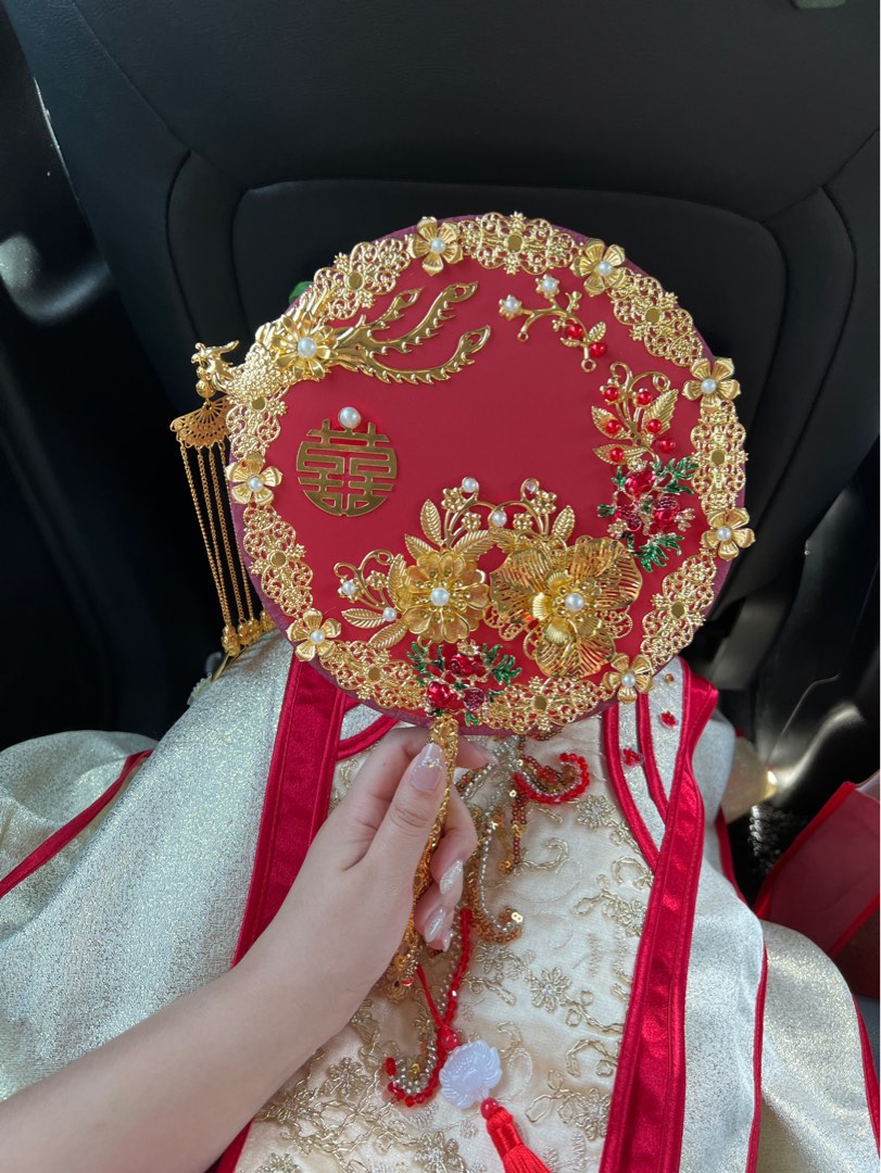 Chinese wedding outlet fan