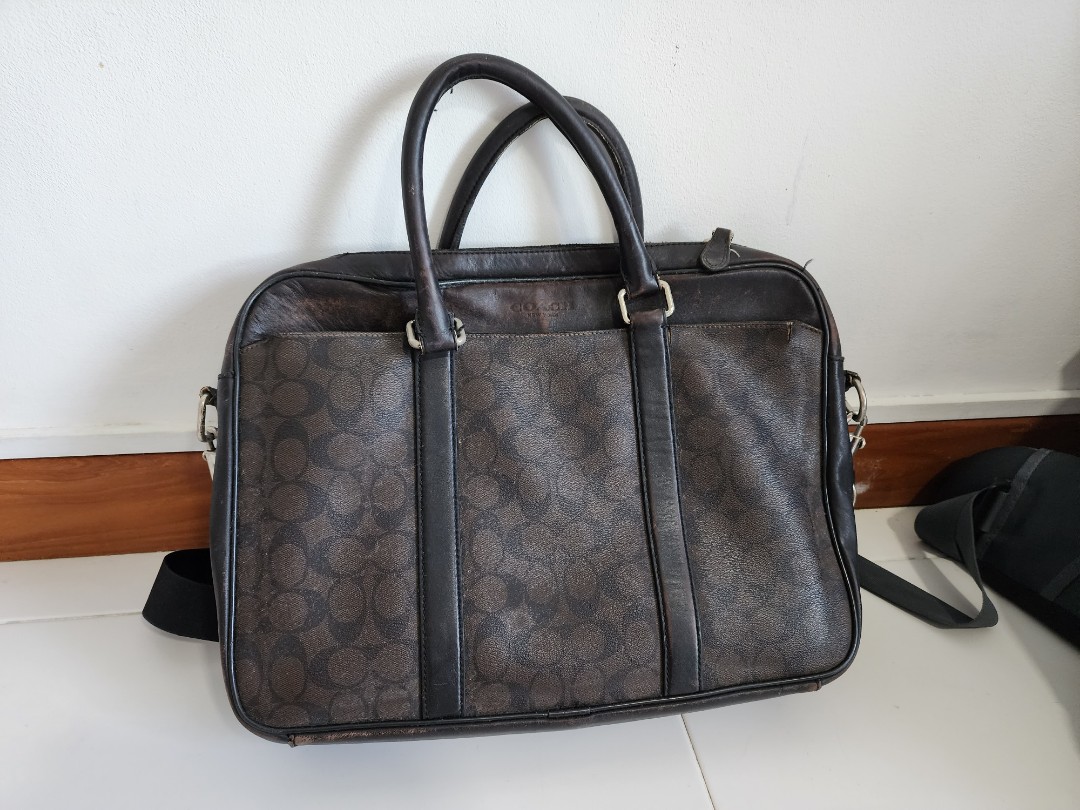 Coach briefcase, Men's Fashion, Bags, Briefcases on Carousell