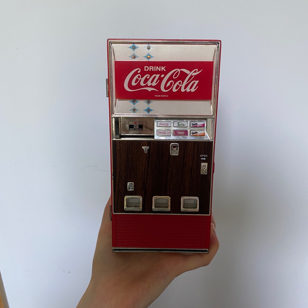 [Rare!] Vintage 90’s Coca Cola Mini Vending Machine 90 年代罕有可口可樂迷你汽水機