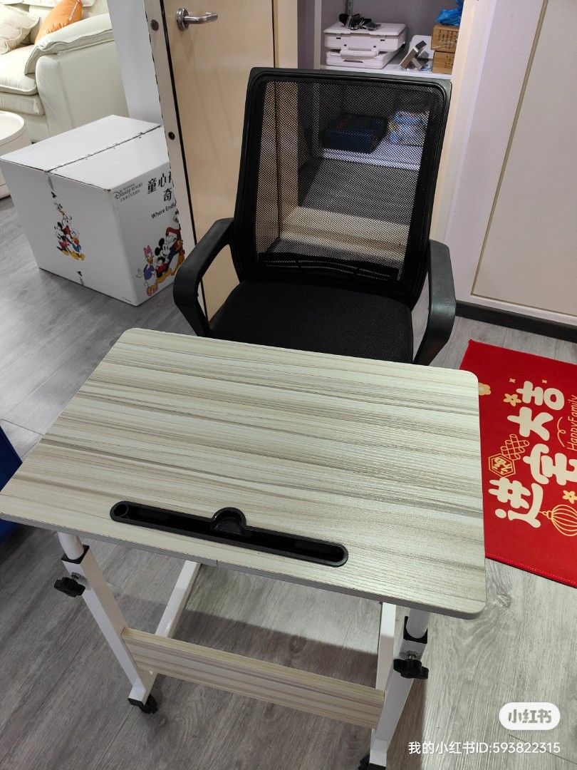 Computer table and chair, Furniture & Home Living, Furniture, Chairs on