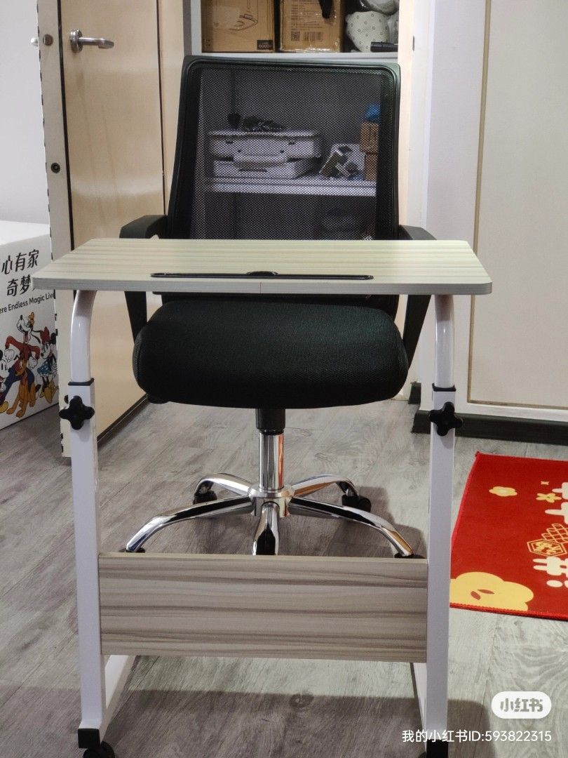 Computer table and chair, Furniture & Home Living, Furniture, Chairs on