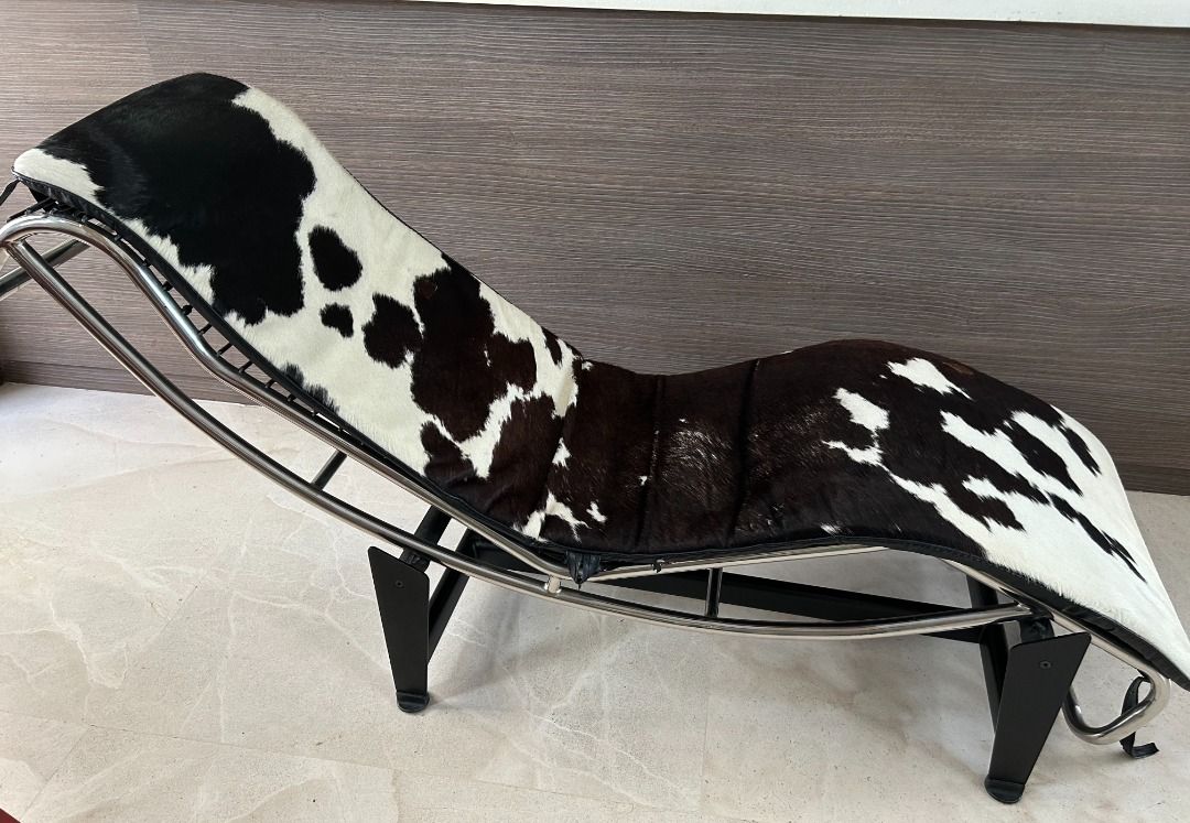 Cow print clearance chaise lounge