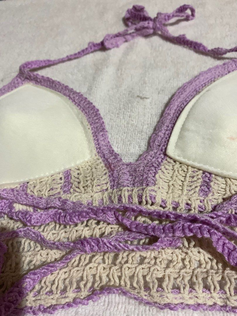 Crochet swimsuit top on Carousell