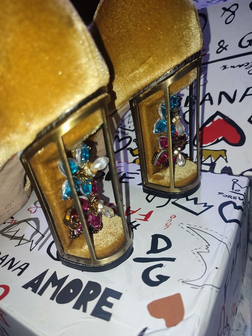 dolce and gabbana bird cage shoes