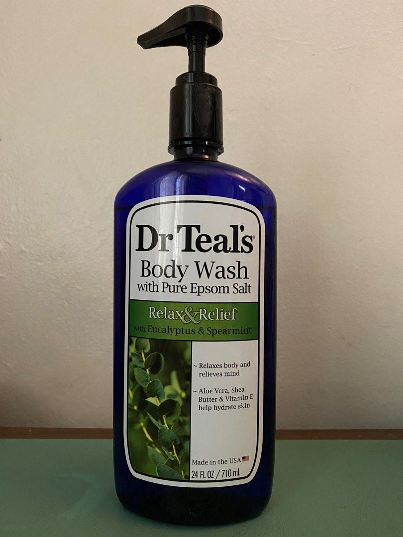 Dr. Teals Body Wash w/ Pure Epsom Salt Relax and Relief Eucalyptus and