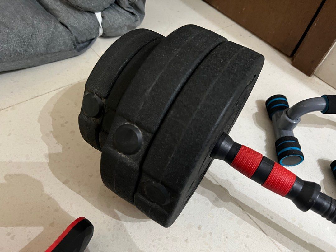 Dumbbells/ barbells, push up handle, pull up bar, Sports Equipment