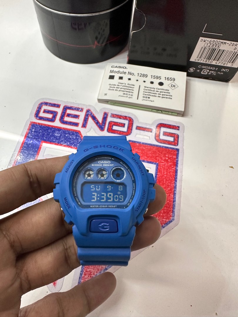 G shock smurf original price best sale