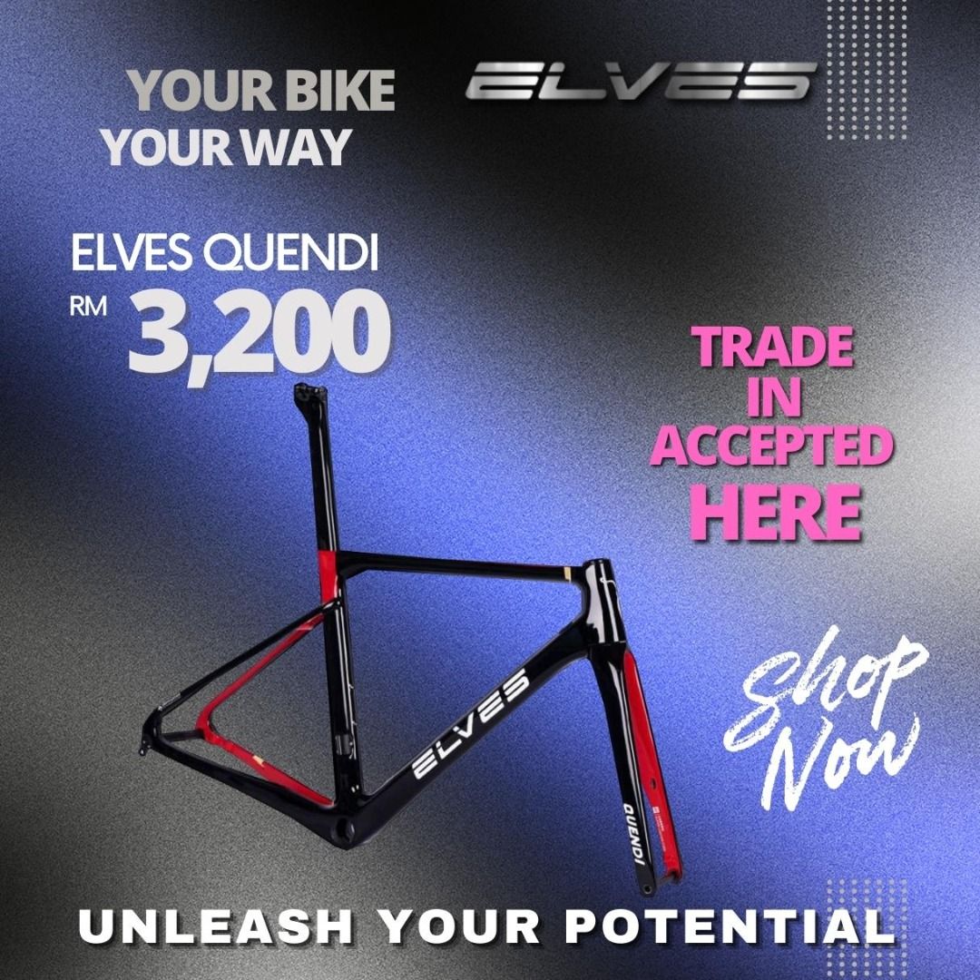 ELVES QUENDI CARBON FRAME NEW TRADE IN ACCPETED Sports